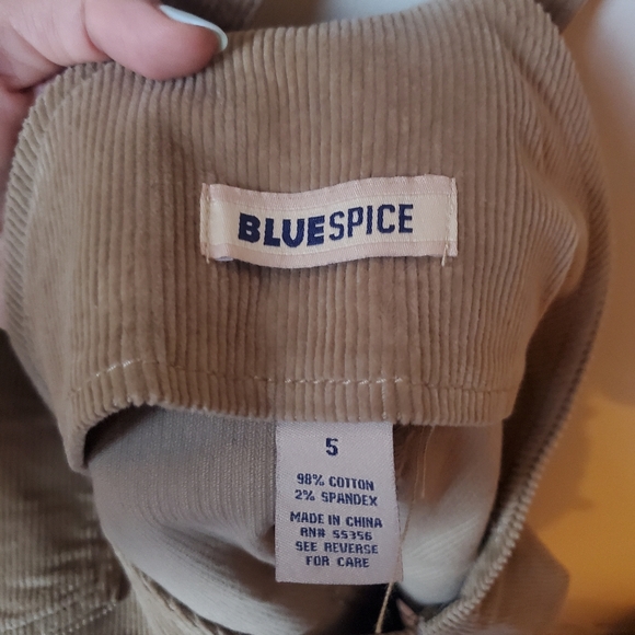 Corduroy Skirt Overalls - Picture 3 of 3